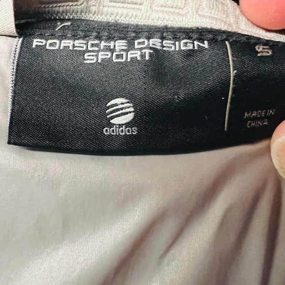 ADIDAS P5000 PORCHE POLYESTER LIGHT GRAY ZIPPERED COAT SIZE SMALL - Picture 4 of 13